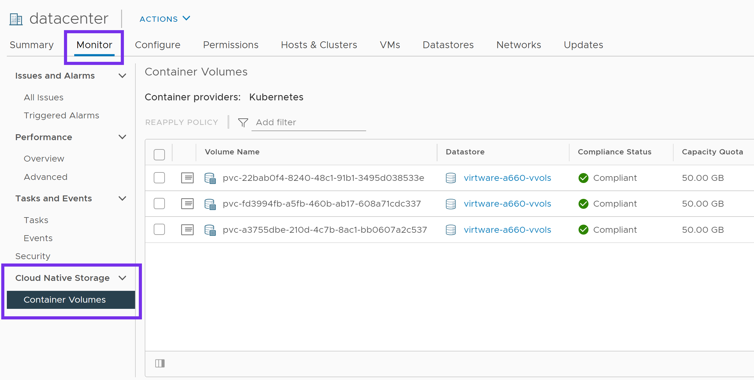 Container Volumes